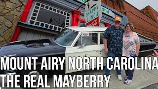 The Real Mayberry Mount Airy North Carolina / Lunch at Snappy Lunch / Andy Griffith Museum 2024