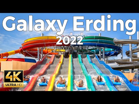 Galaxy Erding WaterPark 2022, Germany - All WaterSlides