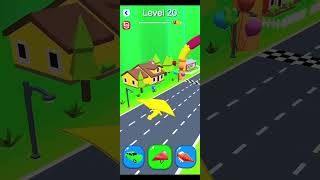 Shape Shifter Game | 🔥Morph Run Gameplay 2026Shape Shifter: Morph😱 Run - Shift or Die#video  screenshot 1