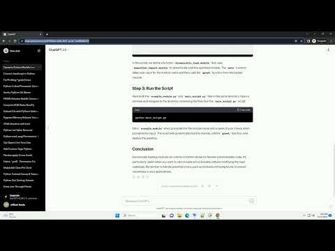 Dynamically loading modules