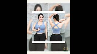 High-Support Sports Bra For S-5Xl Wire-Free Yoga Top With Zipper, Moisture-Wicking ...