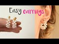 DIY How to make WIRE EARRINGS EASY!