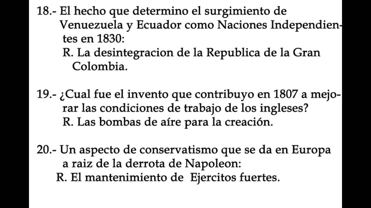 Historia Moderna de occidente 0002 para examen, Preparatoria Abierta