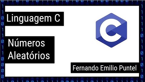 Aula Algoritmos em C 34 -Gerando números aleatórios na linguagem C