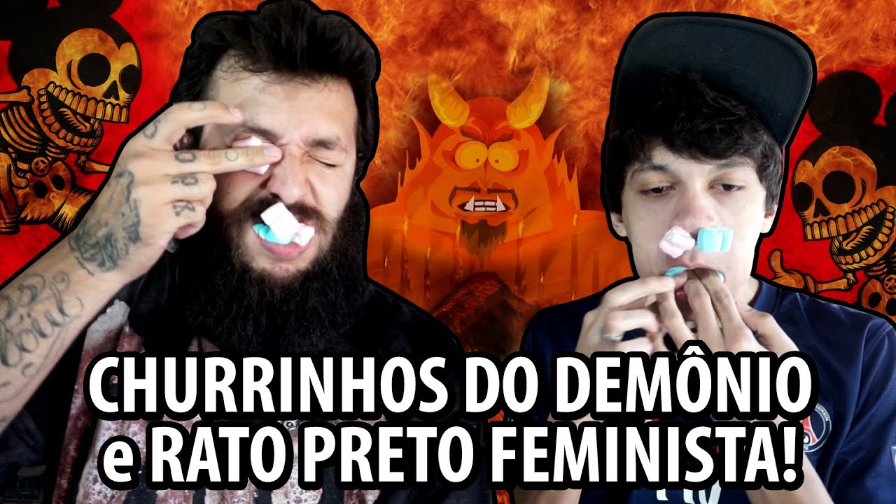 CHURRINHOS DO DEMÔNIO E RATO PRETO FEMINISTA COZINHA HARDCORE