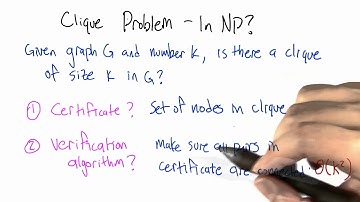 Clique Problem in NP? - Intro to Algorithms