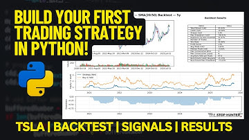 Build Your First Trading Strategy in Python (TSLA Example) | Backtest, Signals & Results