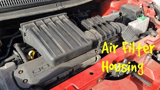 How To Remove Air Filter And Housing Service Suzuki Swift.