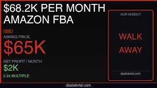 I Analyzed a $65K Amazon FBA Business — Here's Why I Walked