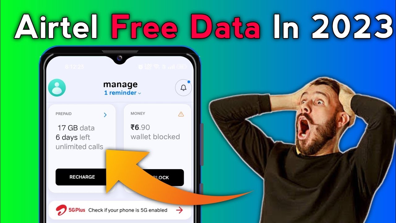 Airtel FREE Data Tricks  How To Get Free Data On Airtel Thanks App  Airtel Coupon Code 2023 