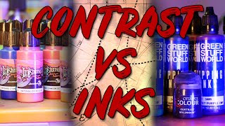 Contrast vs Inks: 3 Different uses and how they compare.