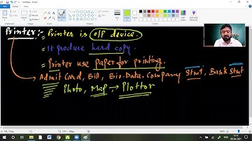 Lecture3 | Room1 11-12 | Printer | By Javed Sir | IICS College