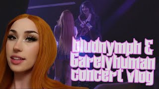 OPENING FOR THE 6ARELYHUMAN CONCERT IN LA - bludnymph rehearsal & performance vlog
