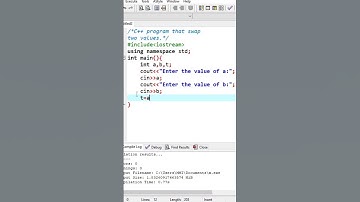 Swapping two numbers | #c++ #codingzone