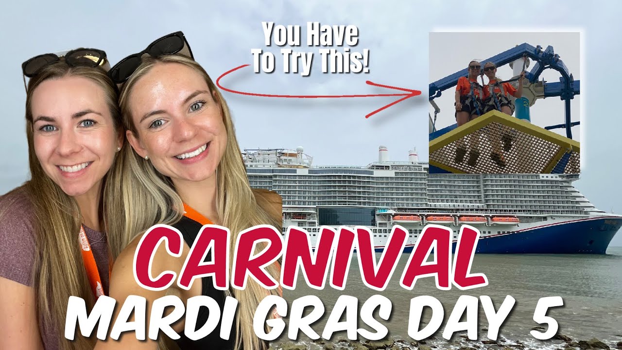 CARNIVAL MARDI GRAS DAY 5 CRUISE VLOG | Amber Cove, SkyCourse, Chibang