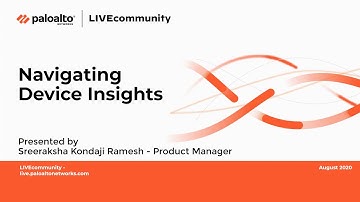 Navigating inside Device Insights - Palo Alto Networks