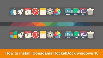 How to install iConadams RocketDock in Windows 10