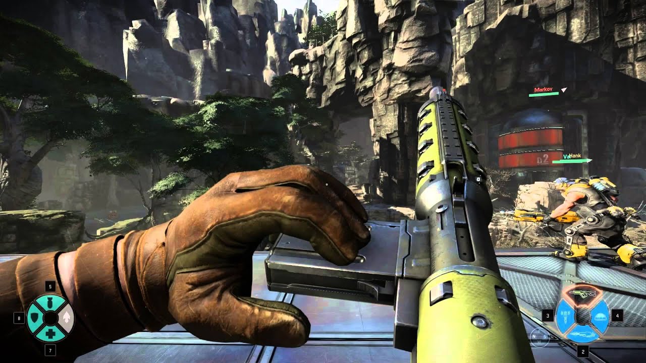 Evolve-All hunter weapon reload and equipment use(Ultra setting,FULL HD)