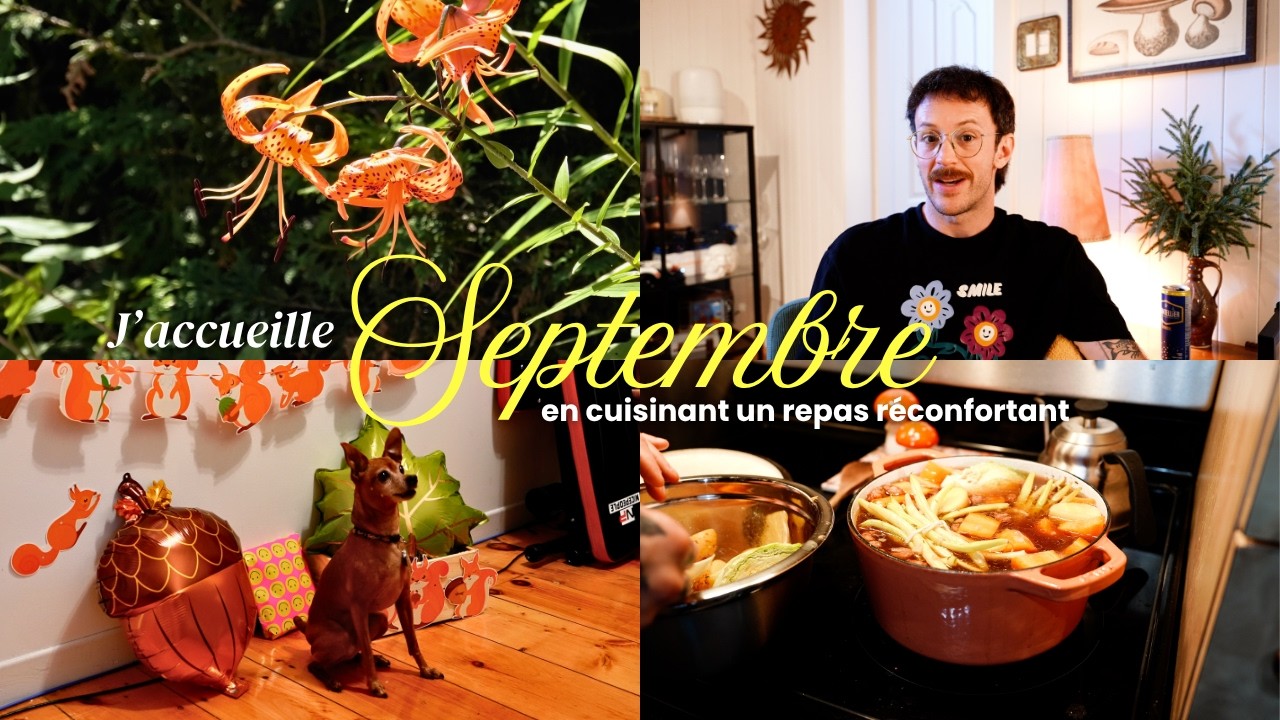 J'accueille septembre en simplicité. L'automne peut maintenant arriver.