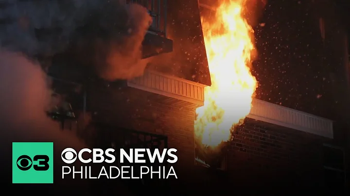 Firefighters battle large apartment fire in Whitehall Township