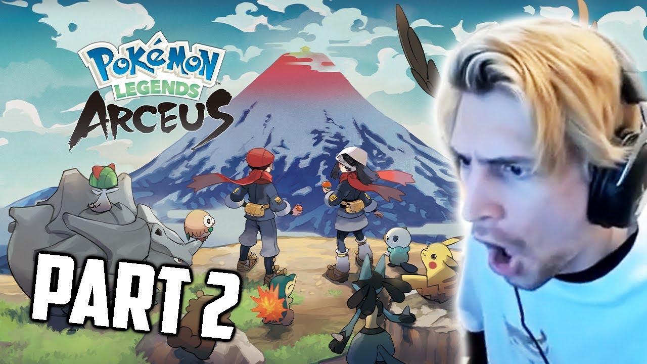xQc Plays Pokémon Legends: Arceus | Part 2