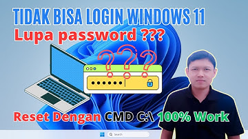 Tidak Bisa Login Windows 11 Karena Lupa Password??? Di Reset Saja Dengan CMD 100% Work.
