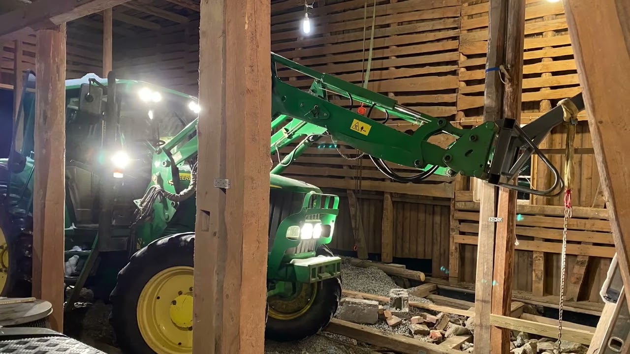 Gammel låve blir ny. 2020 - 2021.