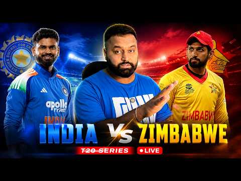 🔴 LIVE | India vs Zimbabwe 1st T20 | IND vs ZIM Live Match | Hindi Commentary || Parm Islive #live