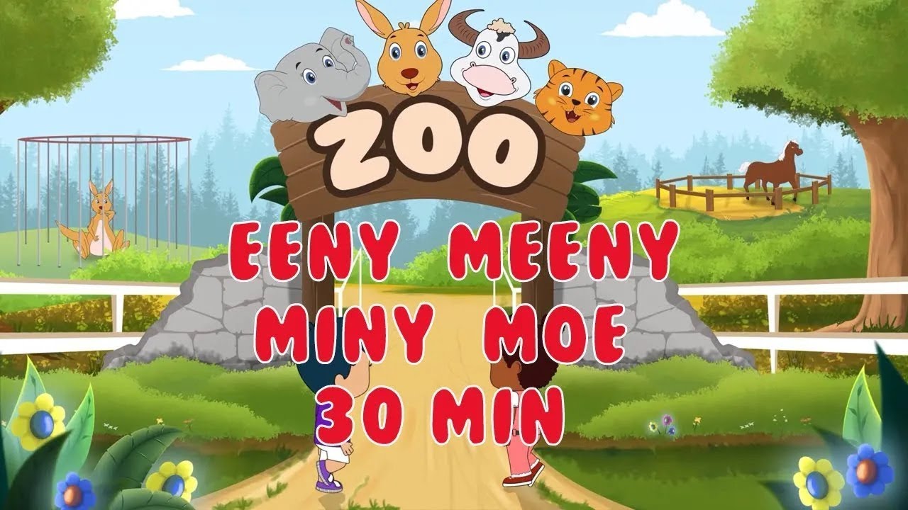 Eeny Meeny Miny Moe || 30 min || Nursery Rhymes ¦ Kids Songs ¦ Zoo song for children by Bumcheek TV