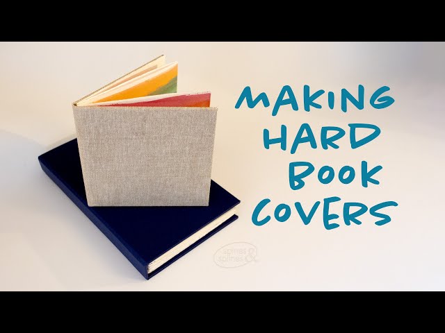 Make a book cover with a hard or soft spine 