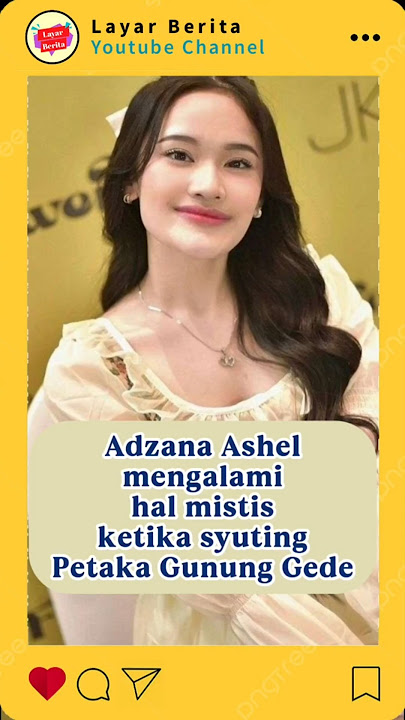 Adzana Ashel experienced mystical things while filming Petaka Gunung Gede #shorts #artist