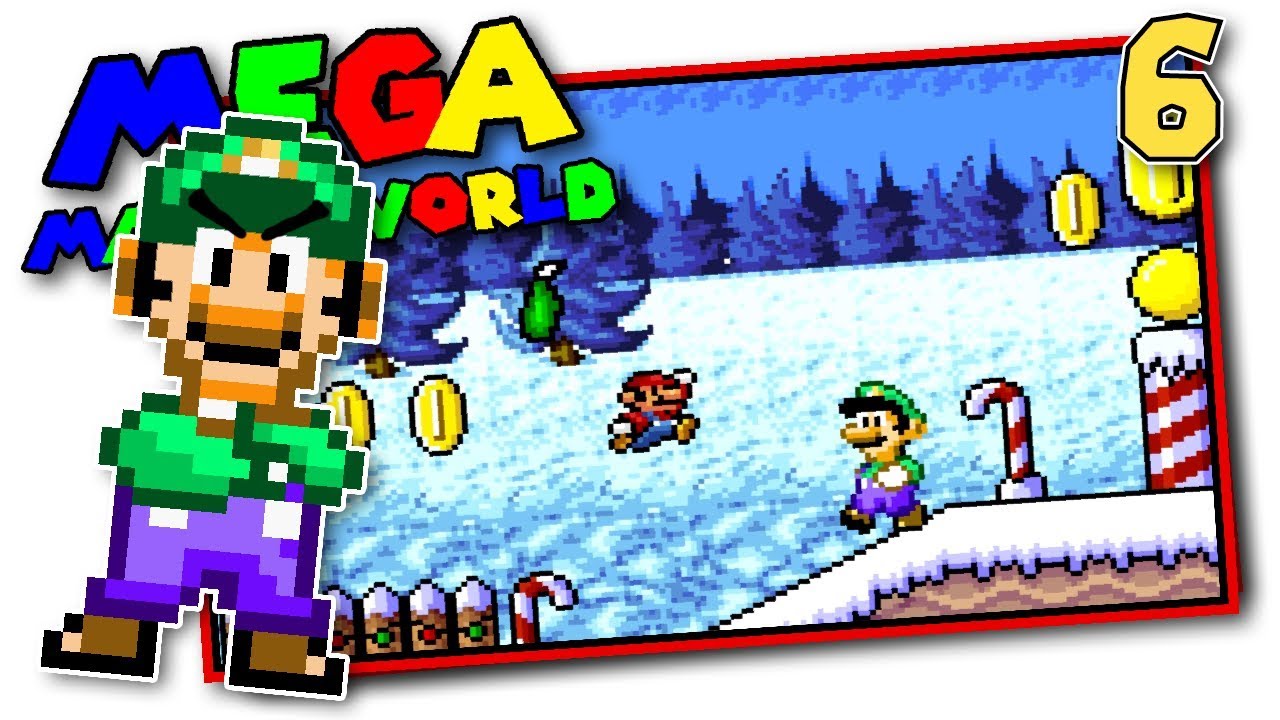 Mega Mario World EVIL LUIGI?! Rom Hack 6 YouTube
