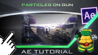 Shiny Particles on Gun: After Effects Tutorial