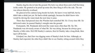 Holes Ch. 26-30 Part 1