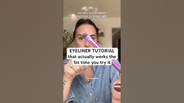 The eyeliner tutorial you’ve always needed #makeup #makeuptips