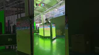 Folding front desk display screen#ledscreen #led #screen #leddisplay #ledmodule #ledwall #video