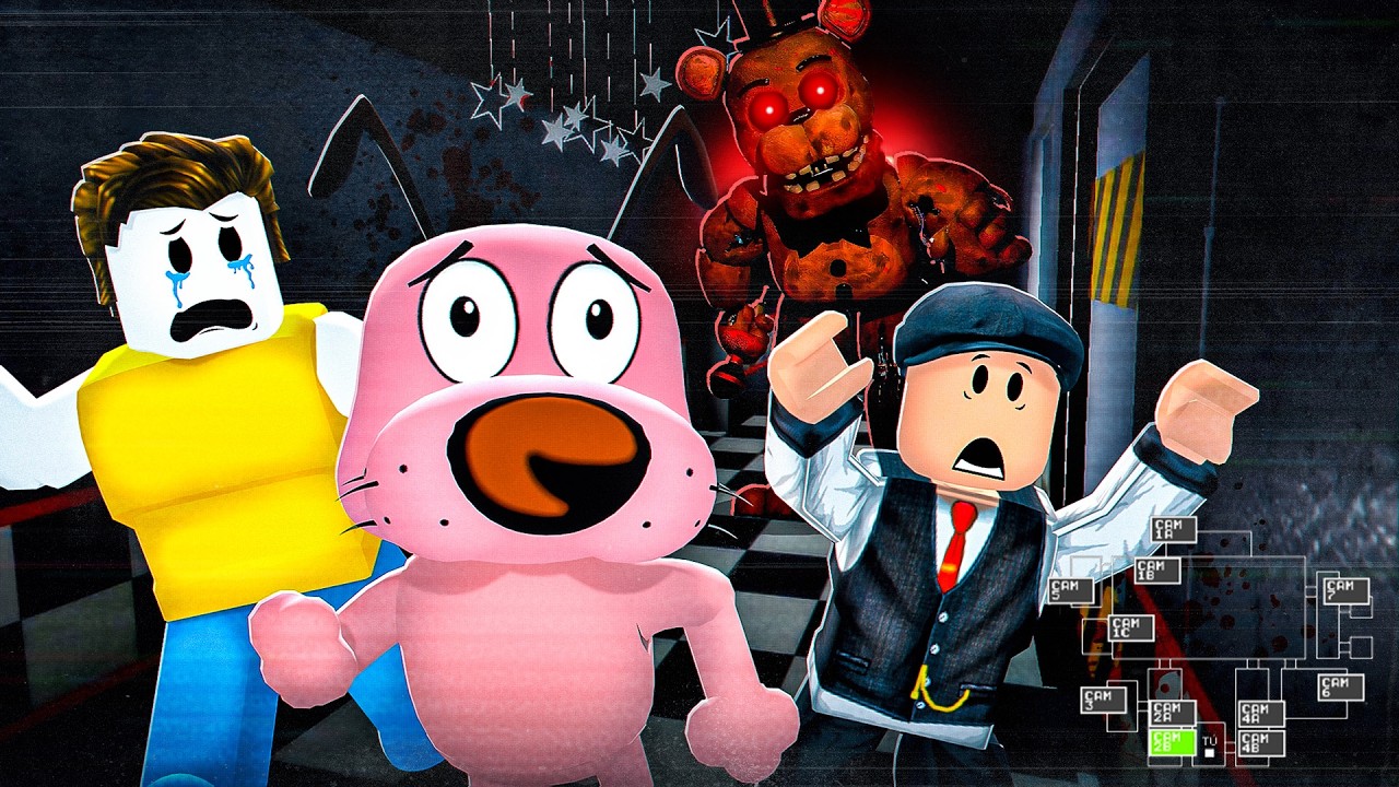 PASAMOS la PEOR NOCHE en FIVE NIGHTS AT FREDDYS con LOS BROS 😱