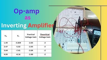 Op-Amp as an Inverting Amplifier Experiment | Step-by-Step Lab Tutorial