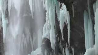 Чегемские водопады зимой, достопримечательности