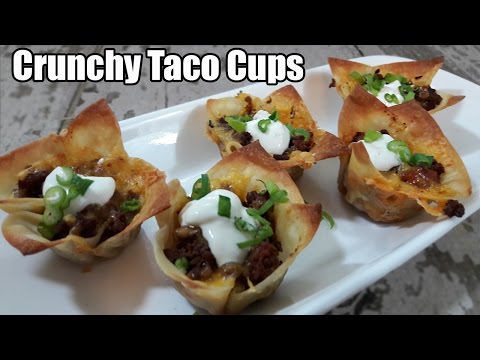 Crunchy Taco Cups Recipe Episode 401 Youtube