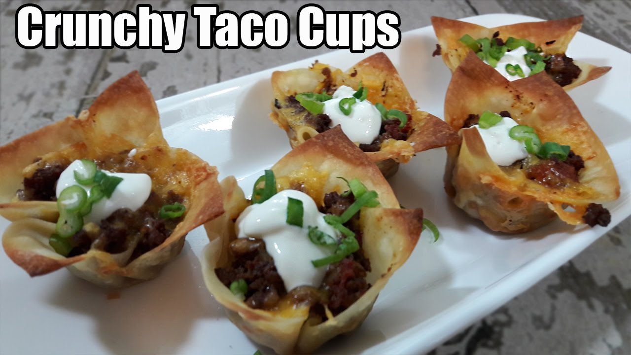 Crunchy Taco Cups Recipe Episode 401 Youtube