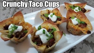 Crunchy Taco Cups Recipe | Episode 401 Crunchy Taco Cups