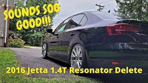 MK6 Jetta 1.4T Resonator Delete