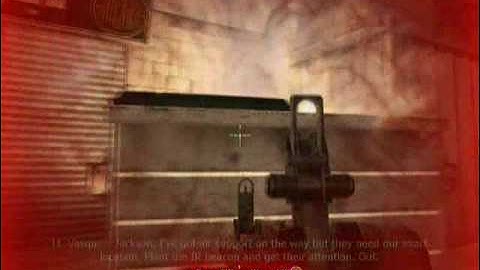 Call of Duty 4 out of map glitch on 