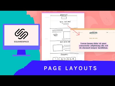 Come decidere i layout di pagina Squarespace