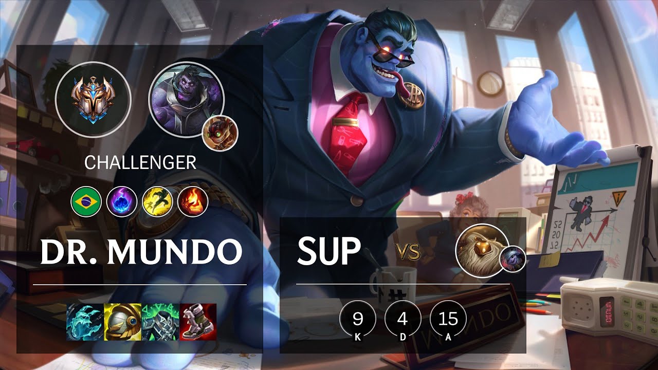 Dr. Mundo Support vs Bard - BR Challenger Patch 11.14