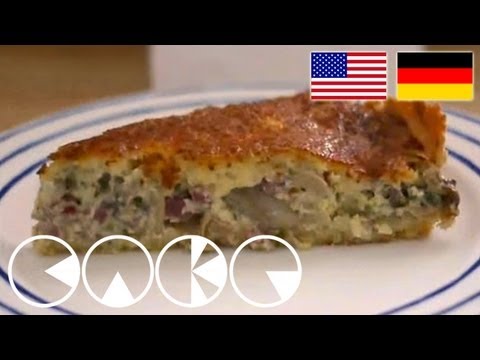 Quiche Lorraine - Speckkuchen - Bacon cake
