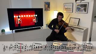 Guano Apes - Open Your Eyes (violin karaoke cover + on-screen sheet music)