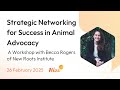 Strategic Networking for Success in Animal Advocacy with Becca Rogers of New Roots Institute