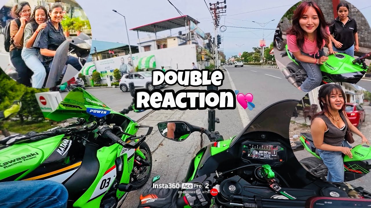 Riding Two Loudest Zx10r in the City | Double Reaction💕 | Part 1